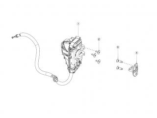 замок двери Tesla Model 3 1 поколение 2020, 1068964-00-J