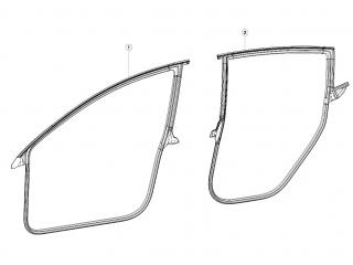 замок двери Tesla Model 3 1 поколение 2020, 1090500-99-J