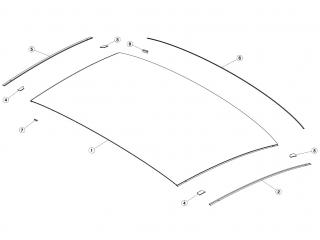 рама Tesla Model 3 1 поколение 2020, 1126357-00-A