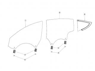 рама Tesla Model 3 1 поколение 2020, 1098758-00-G