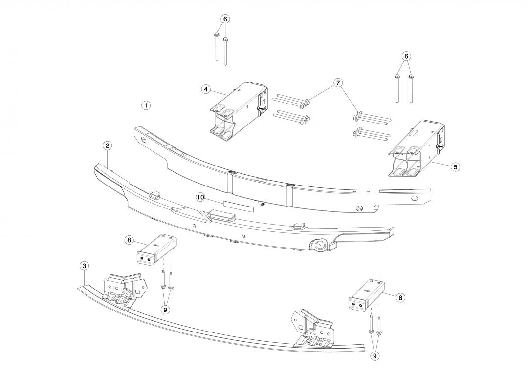 Стакан подрамника переднего Tesla Model 3 1 поколение 2020, 1109193-00-C - фото №1