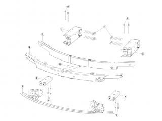 Стакан подрамника переднего Tesla Model 3 1 поколение 2020, 1109193-00-C