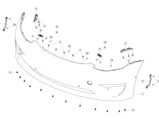 рама Tesla Model 3 1 поколение 2020, 1084168-S5-E