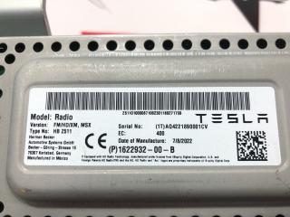 Радио FM/HD/XM Tesla Model S 1 поколение [2-й рестайлинг] 2022, 1622932-00-A, 1622932-99-B