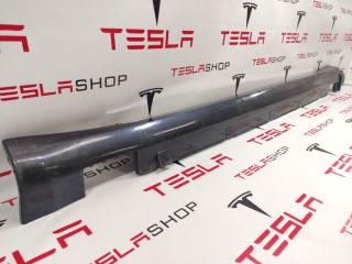 Накладка порога рокерной панели Tesla Model S 1 поколение 2016, 1025042-00-G, 1024575-00-G, 6005874-00-E, 6005874-00-H
