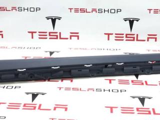 Накладка порога рокерной панели Tesla Model S 1 поколение [рестайлинг] 2019, 6005874-00-J