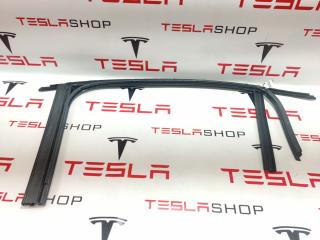 Уплотнитель стекла подъемной задней двери Tesla Model X 1 поколение 2019, электро, 1484042-00-B, 1069521-90-H