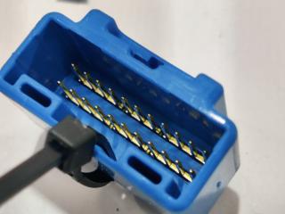 разъем (фишка) проводки Tesla Model X 1 поколение 2019, электро, 1043275-00-D