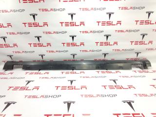 Накладка порога рокерной панели Tesla Model S 1 поколение [рестайлинг] 2019, 6005874-00-E