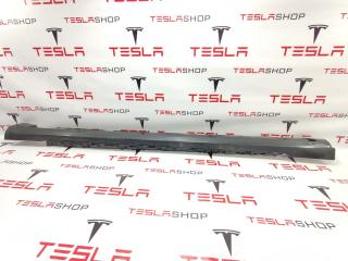 Накладка порога рокерной панели Tesla Model S 1 поколение [рестайлинг] 2019, 6005875-00-J