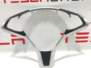 Корпус декоративный подушки безопасности водителя Tesla Model S 1 поколение [рестайлинг] 2019, 1036774-00-D, 2463292, 250765, 2507650