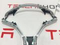 Корпус декоративный подушки безопасности водителя Tesla Model S 1 поколение 2016, 2463292, 250765, 12463293 - фото №5