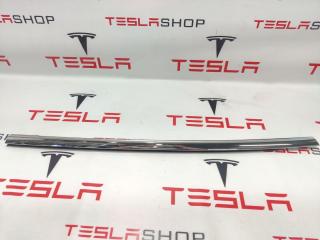 молдинг двери задней левой Tesla Model S 1 поколение [рестайлинг] 2019, 1095789-00-C, 1038395-80-A