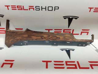 Декоративная накладка центральной панели (пассажирская) Tesla Model S 1 поколение [рестайлинг] 2019, 1007821-00-D, 1004518-04-F