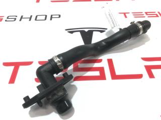 Патрубок системы охлаждения батареи Tesla Model S 1 поколение [2-й рестайлинг] 2021, 1518920-00-A, 1615047-00-A-S