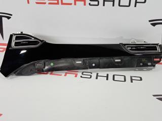 Декоративная накладка центральной панели (пассажирская) Tesla Model S 1 поколение 2014, 1045969-03-B, 1004518-03-F