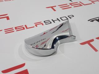 Накладка зеркала наружного нижняя (хром) Tesla Model X 1 поколение 2016, 1035181-00-J
