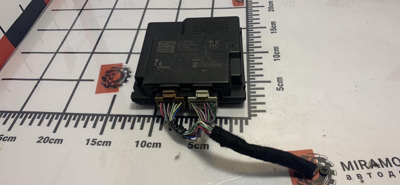 Блок управления бесключевым доступом Chevrolet Cruze 2 поколение 2017, 1.4 л., бензин, АКПП, седан, 13510106 - фото №1