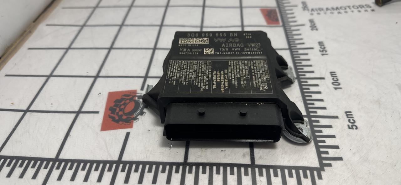 блок AirBag Volkswagen Atlas 2018, 3.6 л., бензин, АКПП, черный, внедорожник 5 дв., полный привод, 3Q0959655BN - фото №1