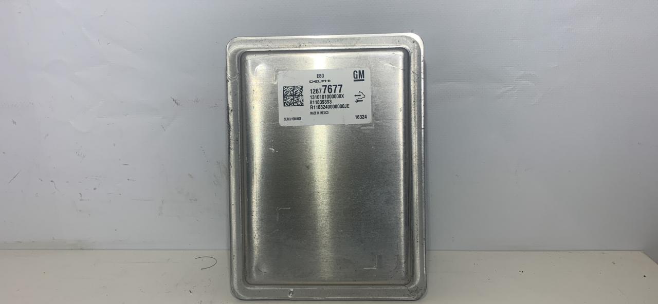 блок управления двигателем Chevrolet Cruze 2 поколение 2017, 1.4 л., бензин, АКПП, серый, седан, 12677677 - фото №1