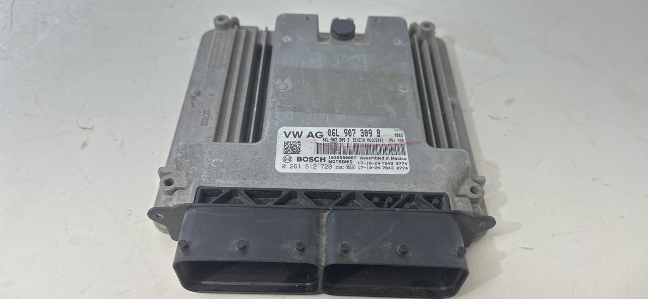 блок управления двигателем Volkswagen Tiguan 2 поколение 2018, 2.0 л., FSI, бензин, АКПП, белый, внедорожник 5 дв., 06L907309B - фото №1