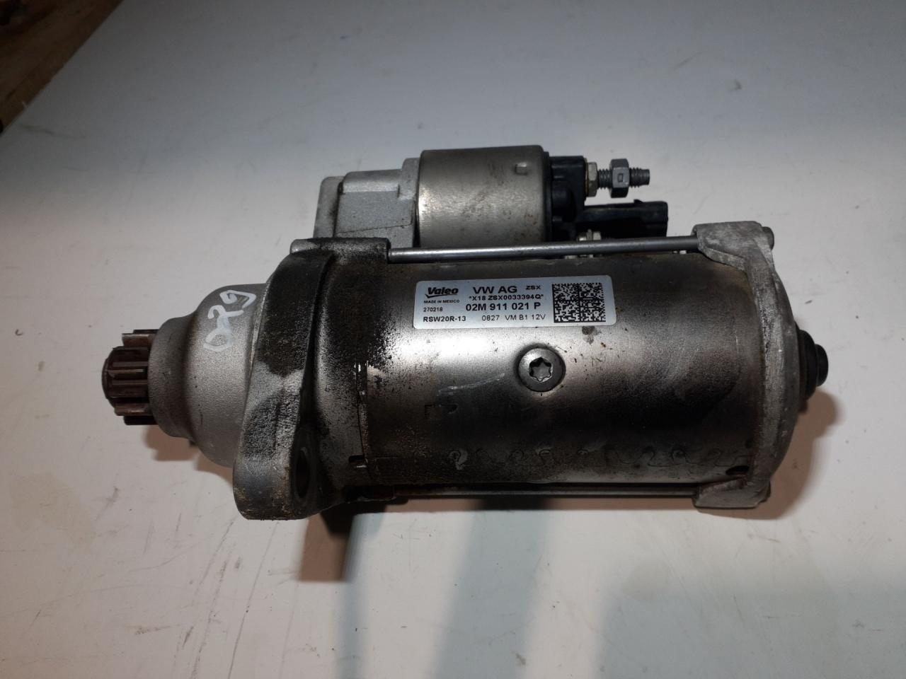 стартер Volkswagen Atlas 2018, 3.6 л., бензин, АКПП, черный, внедорожник 5 дв., полный привод, 02M911021P - фото №1