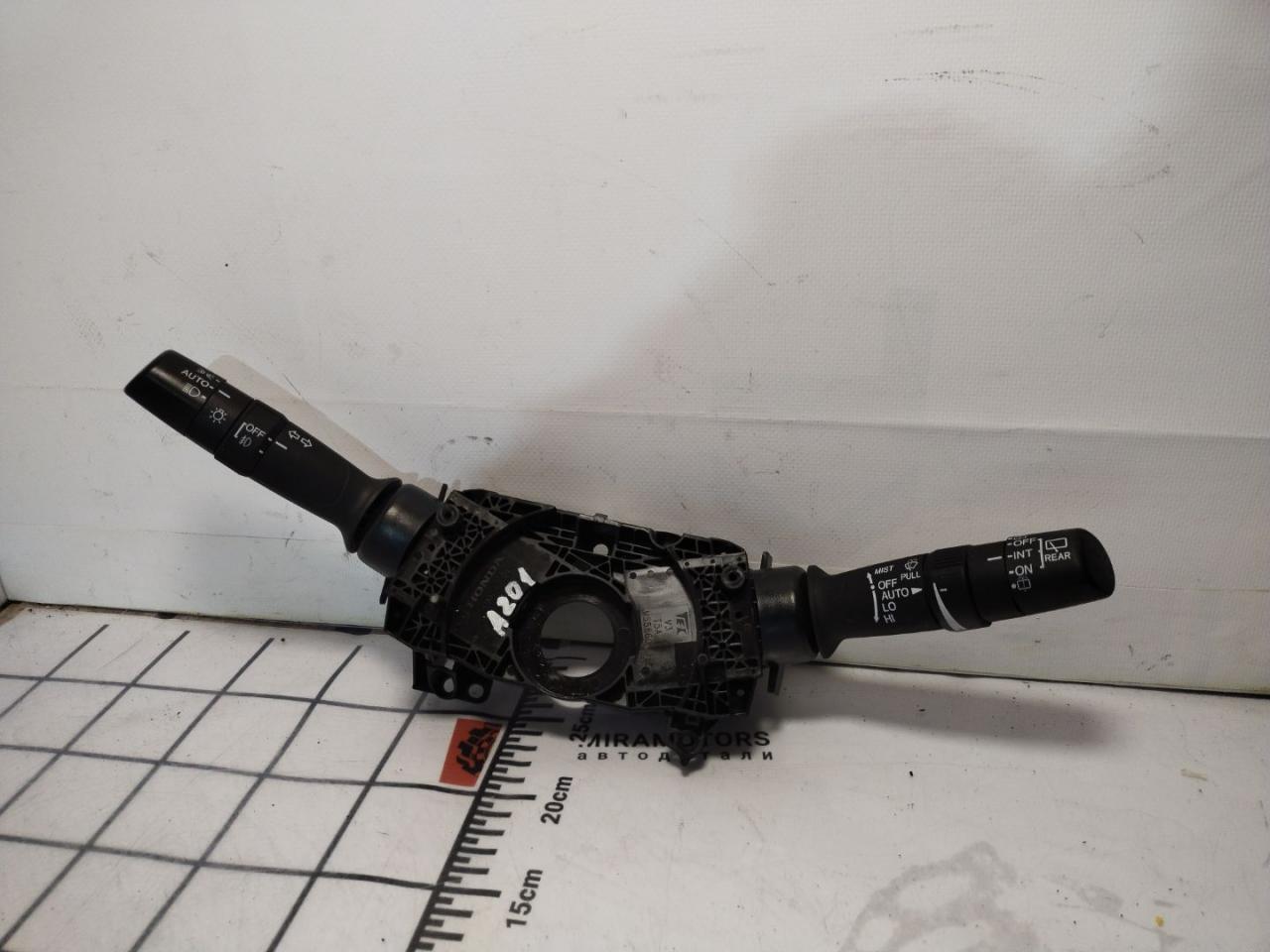 переключатель подрулевой (стрекоза) Honda CR-V 5 поколение 2019, 1.5 л., бензин, АКПП, белый, M55860, 35255-TVA-X31, 35256-T7A-X21, 35251-T5A-B02 - фото №1