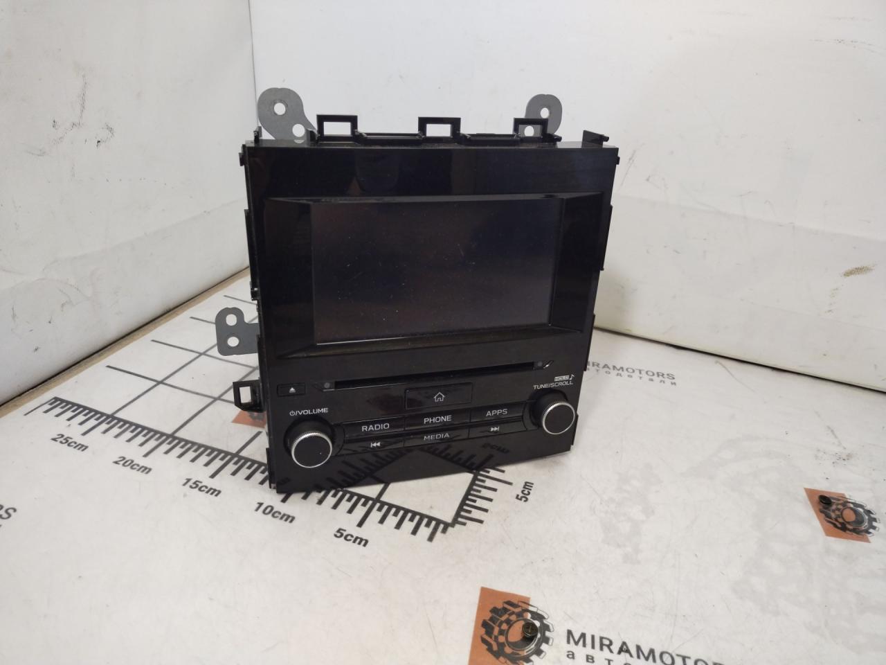 магнитола Subaru Forester 5 поколение (SK) 2020, 2.5 л., бензин, АКПП, серый, внедорожник 5 дв., полный привод, 86201SJ650 - фото №1