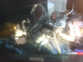 стекло двери задней левой Saab 2008, 2.0 л., седан, 0261230049