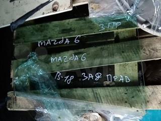 стекло двери задней правой Mazda 6 GG 2002