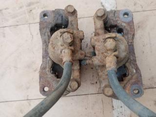 суппорт задний левый Subaru Forester 1 поколение (SF) [рестайлинг] 2001