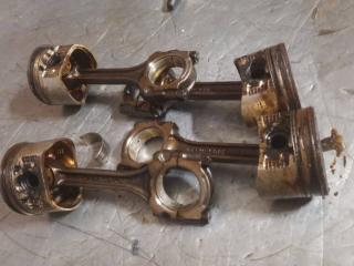 поршень шатун Nissan Almera N16 2003, 1.5 л., бензин