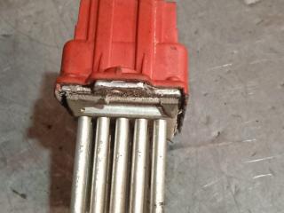 сопротивление печки Volkswagen Golf 4 поколение 2000, 1.6 л., бензин, 1J0907521, 657364M