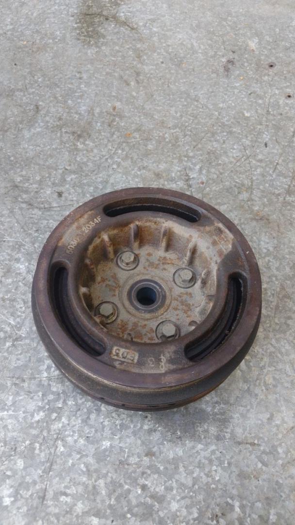 шкив коленвала Dodge Caravan 4 поколение (2000 - 2007), 2.8 л., дизель - фото №1