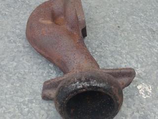 труба приемная глушителя Volkswagen Transporter T4 (1990 - 2003), 2.5 л., дизель, 53141032211