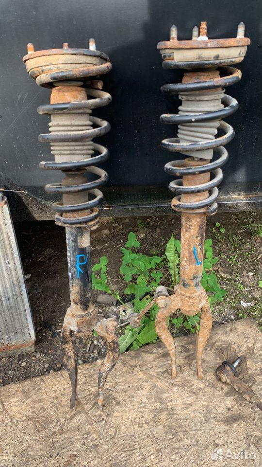 стойка передняя Mitsubishi Galant 7 поколение (1992 - 1997), 1.8 л., 4G93 (SOHC 16V), бензин, МКПП, седан - фото №1