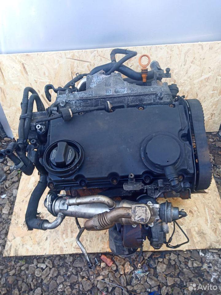 двигатель Audi A4 B7 (2004 - 2009), 2.0 л., BLB, дизель, вариатор, седан, правый руль, BLB - фото №1