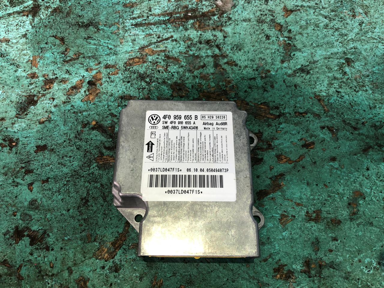 блок AirBag Audi A6 4F/C6 2005, 2.4 л., BDW, бензин, вариатор, x1x1, седан, 4F0959655B - фото №1