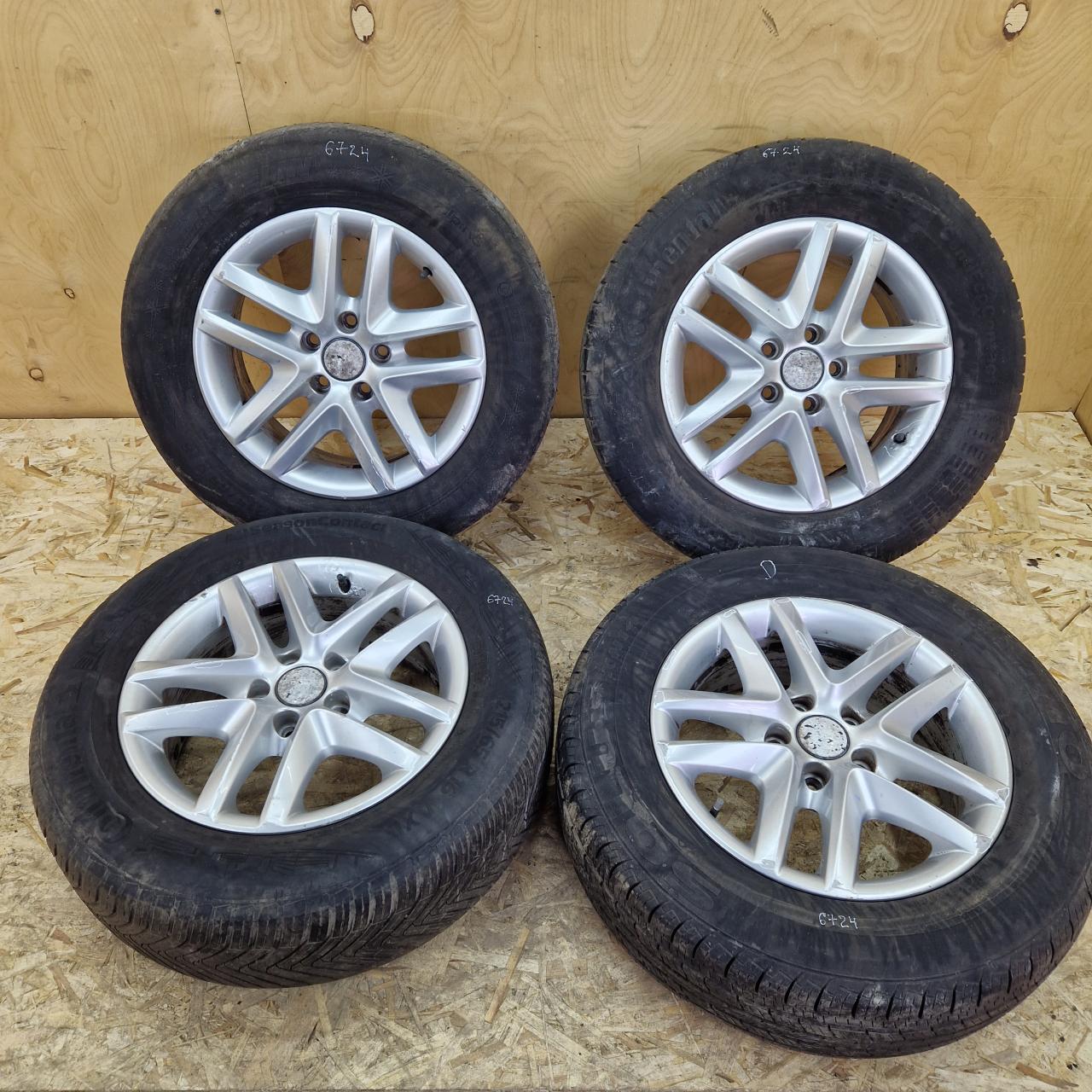 диск литой Volkswagen Tiguan 1 поколение 5N1 2008, 2.0 л., CBAB, дизель, МКПП, 2t2t, внедорожник 5 дв., 5N0601025 - фото №1