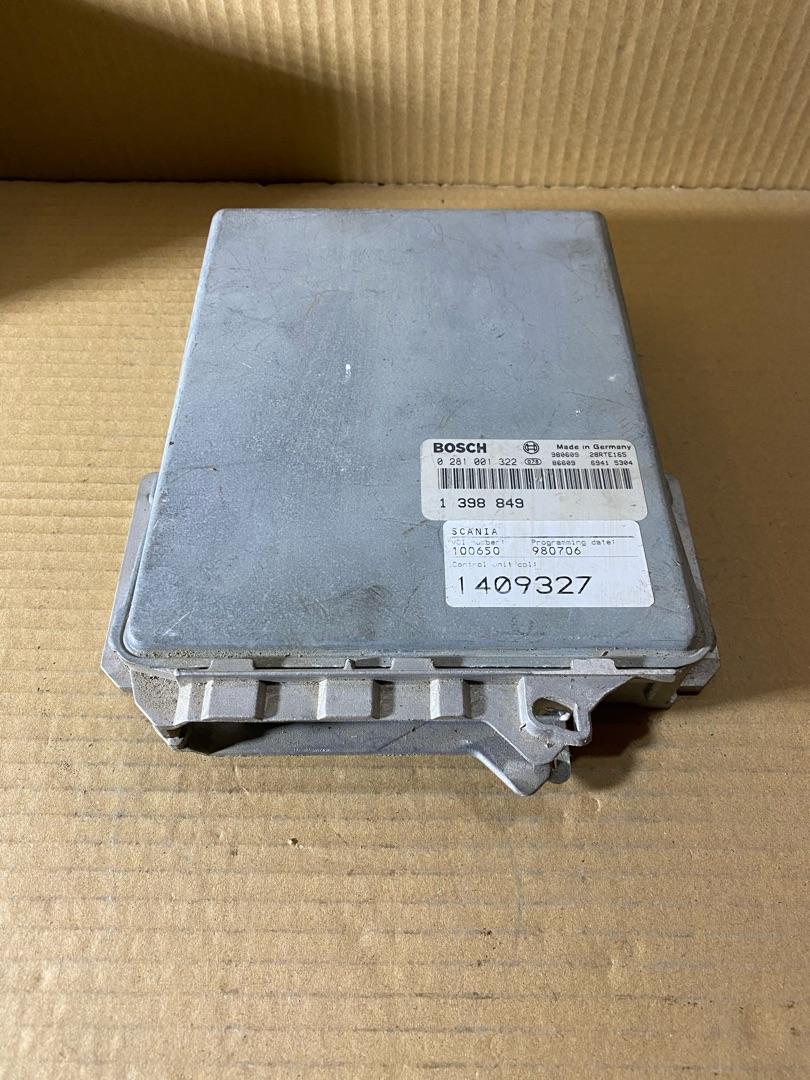 блок управления двигателем Scania 4-Series, 0281001322, 1409327, 1398849 - фото №1