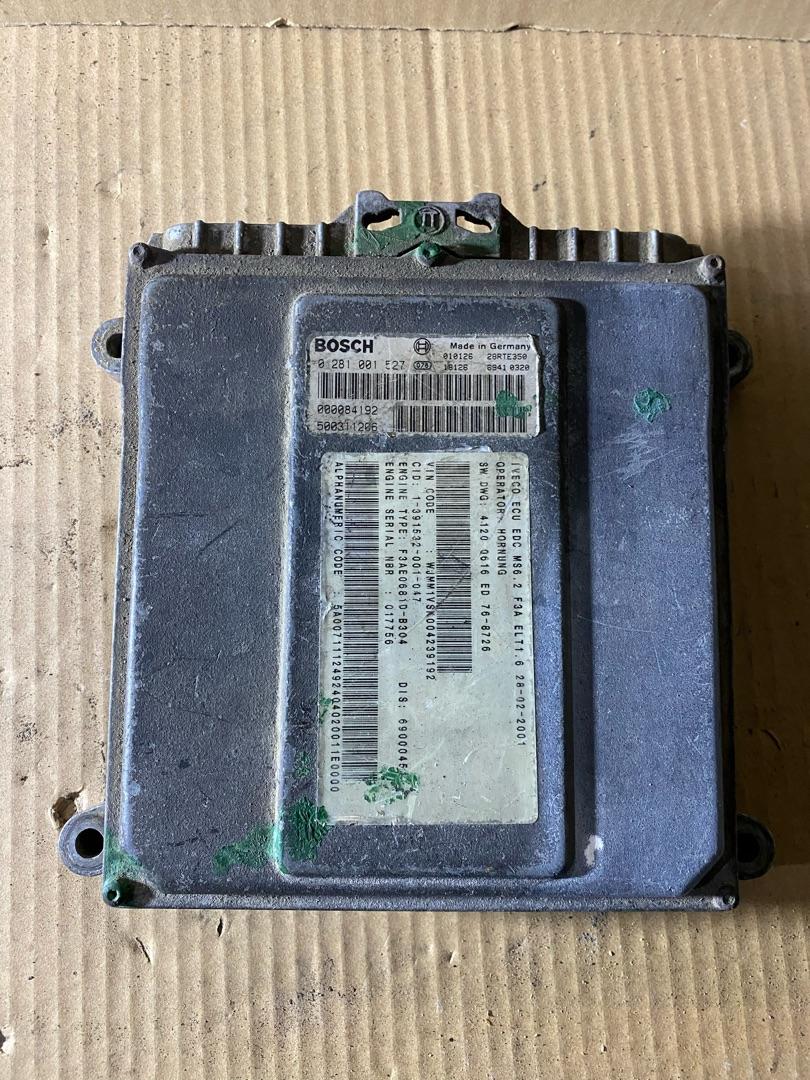 блок управления двигателем IVECO Stralis 1 поколение (2002 - 2006), 500311206, 0281001527 - фото №1