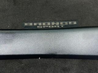 накладка на порог внутренняя Ford Bronco Sport 1 поколение 2021, 1.5 л., бензин, АКПП, внедорожник 5 дв.