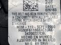 ремень безопасности Ford Fusion (USA) 2 поколение [рестайлинг] 2017, 1.5 л., бензин, АКПП, седан, HG93F611B68 - фото №4