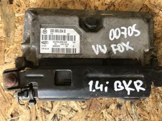 блок управления двигателем Volkswagen Fox 2 поколение 2005, 1.4 л., i, бензин, МКПП, хетчбэк 5 дв., 030906034S
