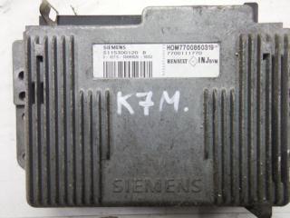 блок управления двигателем Renault Megane 1 поколение 1997, 1.6 л., i, бензин, 7700860319