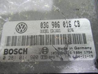 блок управления двигателем Volkswagen Golf 4 поколение 2005, 2.0 л., TDi, дизель, МКПП, хетчбэк 5 дв., 03G906016CB