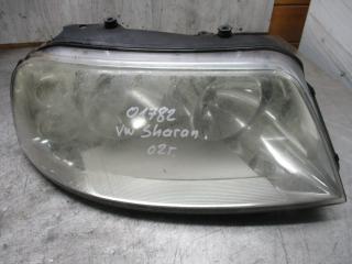 фара правая Volkswagen Sharan 1 поколение [рестайлинг] 2002, 1.9 л., МКПП, минивэн, 7M3941016AD