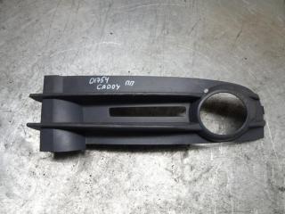 заглушка (решетка) в бампер Volkswagen Caddy 3 поколение 2008, 2.0 л., МКПП, минивэн, 2K0853684A