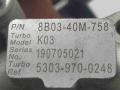 турбина Volkswagen Jetta 5 поколение 2008, 1.4 л., TSI, бензин, МКПП, передний привод, 53039700248, 8B0340M758 - фото №8