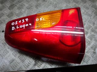фонарь задний левый Dacia Logan 1 поколение 2005, 1.4 л., МКПП, седан